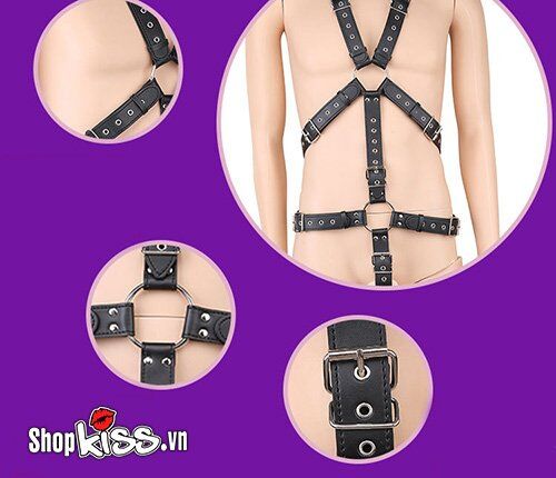 Địa chỉ bán Dụng cụ bạo dâm bộ đai thắt toàn thân bằng da BZ19  giá sỉ