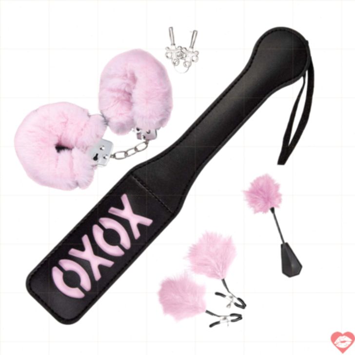 Bộ BDSM Pink Beginner Gợi Cảm An Toàn Dễ Chơi 