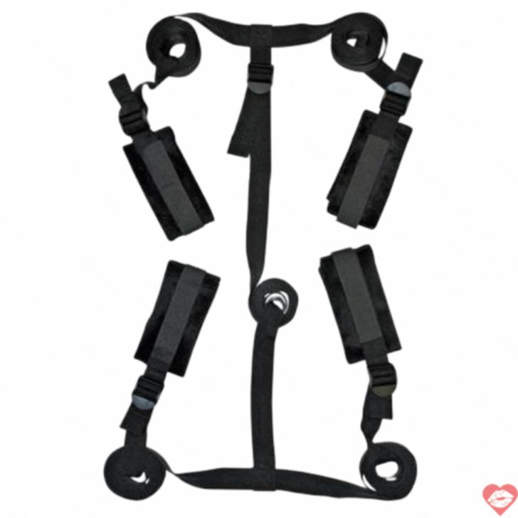 Sportsheets Bed Kit Còng Giường Bondage Dễ Lắp 