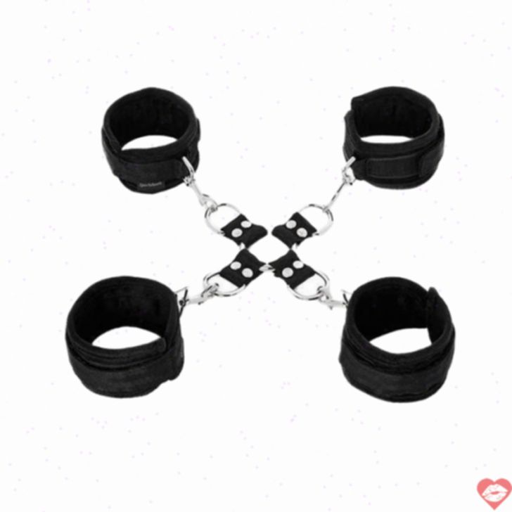 sportsheets hog tie còng 5 mảnh bdsm siêu chặt 