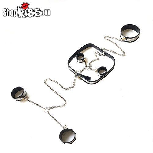 Sỉ Bộ còng tay chân cổ và đai lưng bạo dâm giá rẻ