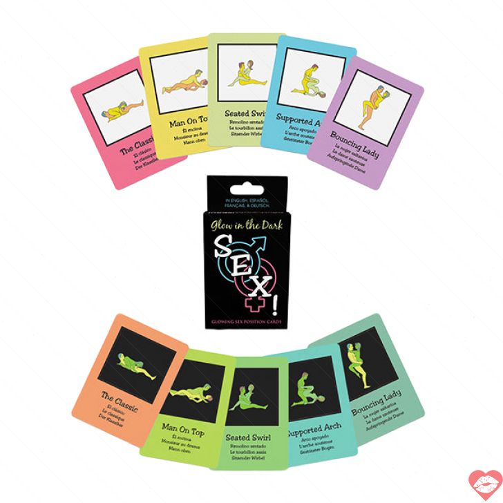Glow Dark Sex Card Game Foreplay Sáng Tối Đam Mê 