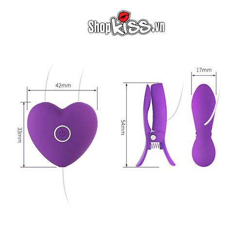 Bộ Kẹp Vú Có Rung Omysky Kích Thích Tình Yêu Đỉnh Cao