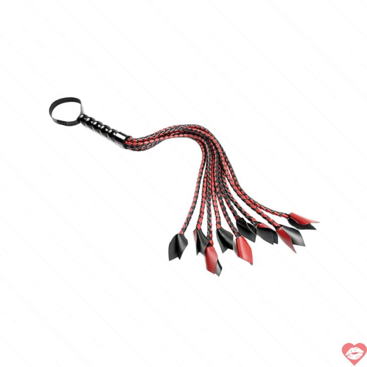 Saffron Flogger Roi Bện Dày Kích Thích Impact Play Mạnh Mẽ 