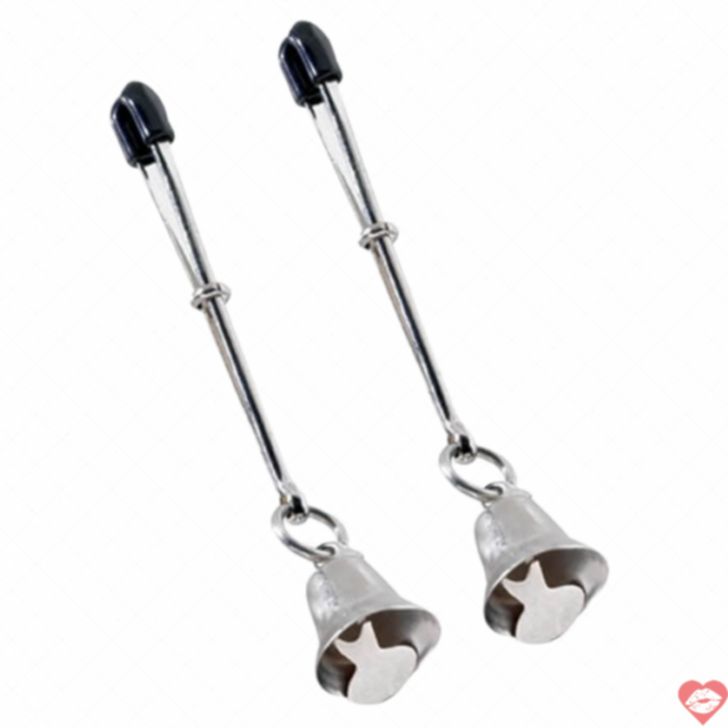 Spartacus nipple clamps chuông kêu kẹp ti vui nhộn 