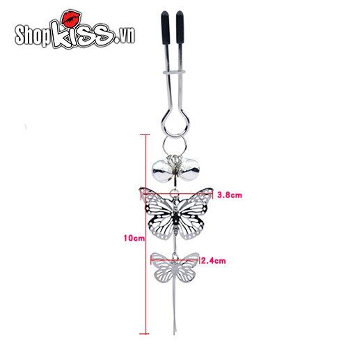 Địa chỉ bán Bộ kẹp vú kèm họa tiết bươm bướm siêu gợi cảm  giá tốt
