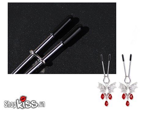 Kho sỉ Bộ kẹp vú BDSM họa tiết cánh dơi độc đáo  giá sỉ