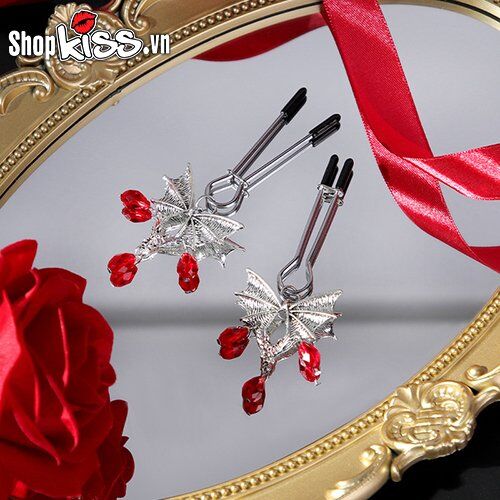 Kho sỉ Bộ kẹp vú BDSM họa tiết cánh dơi độc đáo  giá sỉ