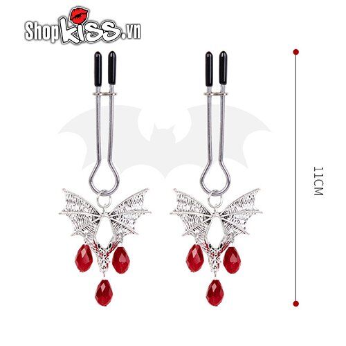 Kho sỉ Bộ kẹp vú BDSM họa tiết cánh dơi độc đáo  giá sỉ