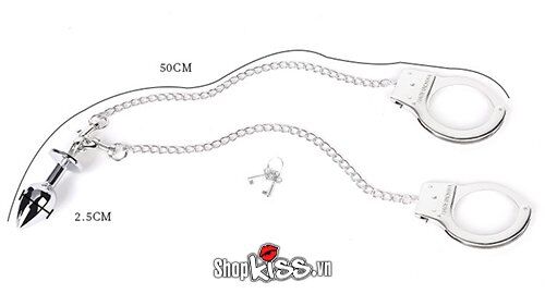 Nhập sỉ Phích cắm hậu môn nối liền còng tay bạo dâm dành cho BDSM  mới nhất