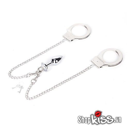 Nhập sỉ Phích cắm hậu môn nối liền còng tay bạo dâm dành cho BDSM  mới nhất