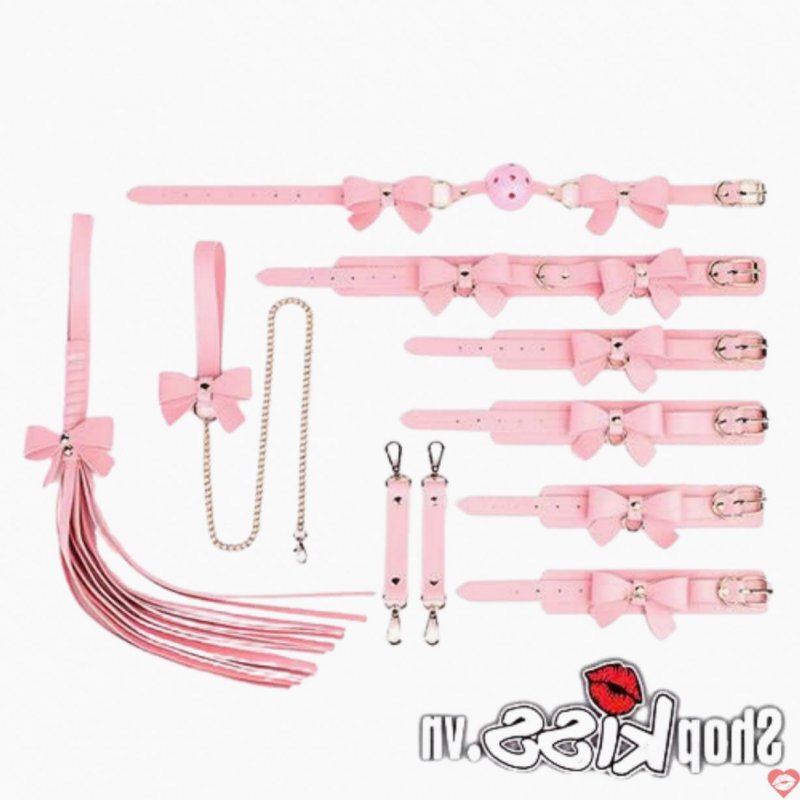 Bộ dụng cụ bạo dâm 5 món hồng thời thượng quà tặng hấp dẫn 