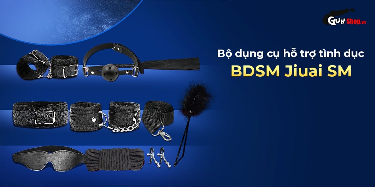 Bộ roi da BDSM Jiuai cao cấp Kích thích cảm giác Trải nghiệm mới