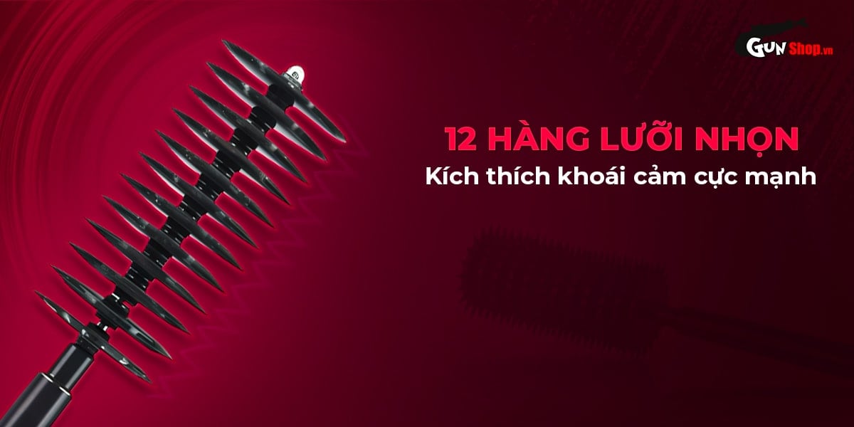 Giá sỉ Cọ lăn gai BDSM Chisa Sins Inquisition 12 Row Spiky Pinwheel giá rẻ