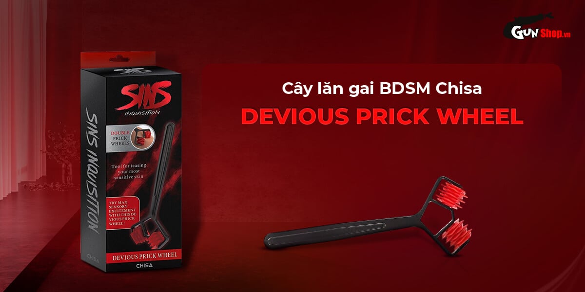 Phân phối Cọ lăn gai BDSM Chisa Sins Inquisition Devious Prick Wheel  hàng mới về