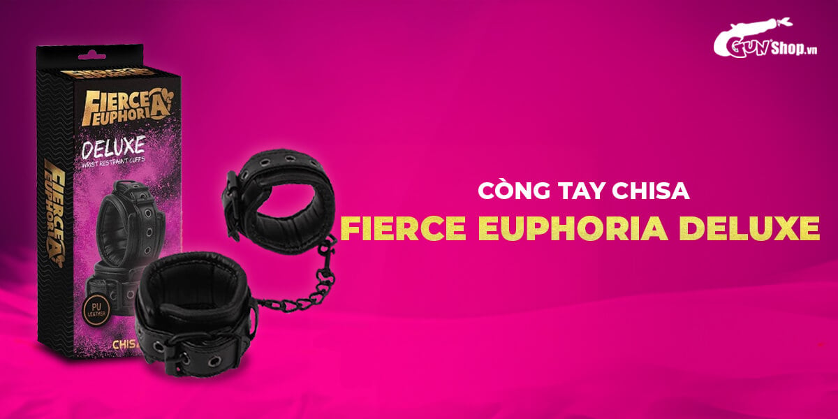 Phân phối Còng tay Chisa Fierce Euphoria Deluxe Wrist Restraint Cuffs  giá sỉ