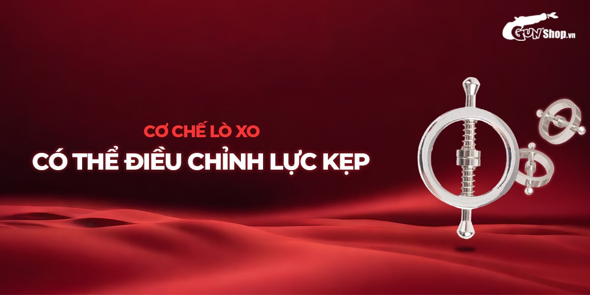 Kẹp vú Chisa Sins kích thích đầu ti sắc bén chất liệu kim loại