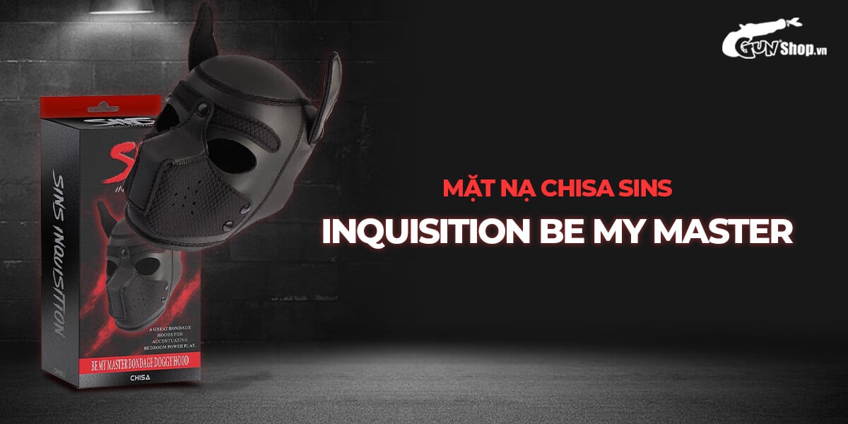 Nơi bán Mặt nạ BDSM Chisa Sins Inquisition Be My Master Bondage Doggy Hood  mới nhất