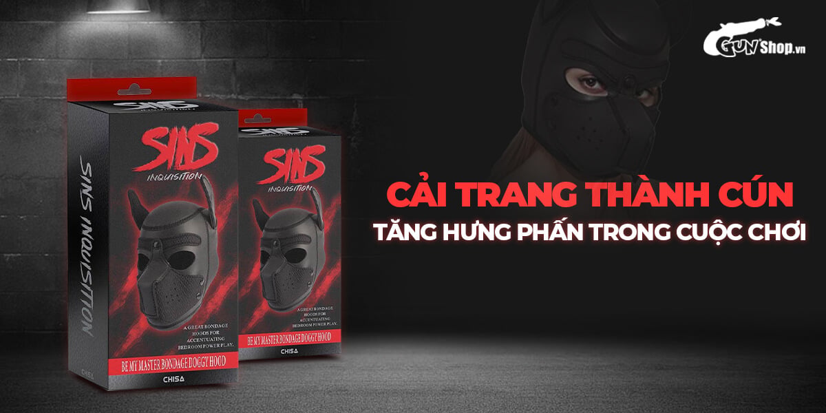 Nơi bán Mặt nạ BDSM Chisa Sins Inquisition Be My Master Bondage Doggy Hood  mới nhất
