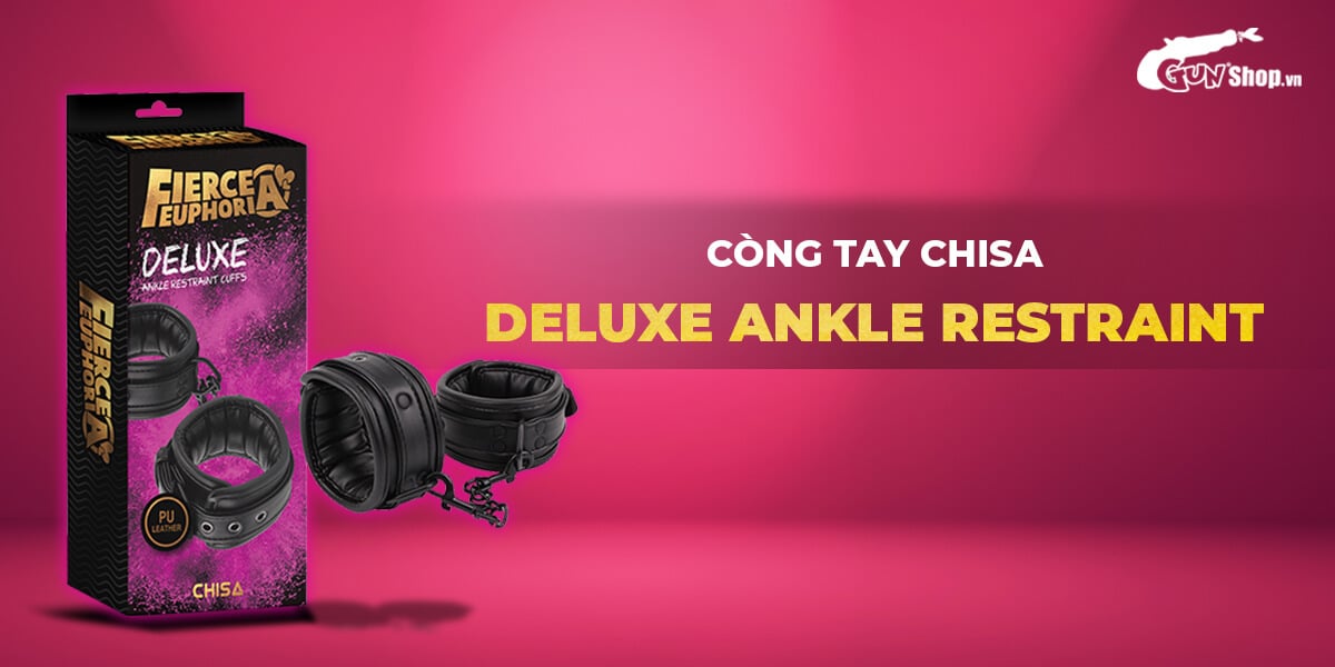 Phân phối Còng tay Chisa Fierce Euphoria Deluxe Ankle Restraint Cuffs  hàng mới về