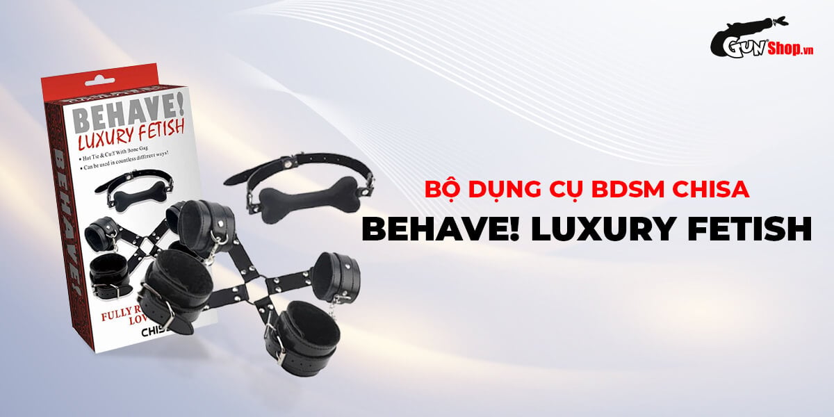 Bộ Dụng Cụ BDSM Chisa Cao Cấp Tặng Bạn Tình Độc Đáo