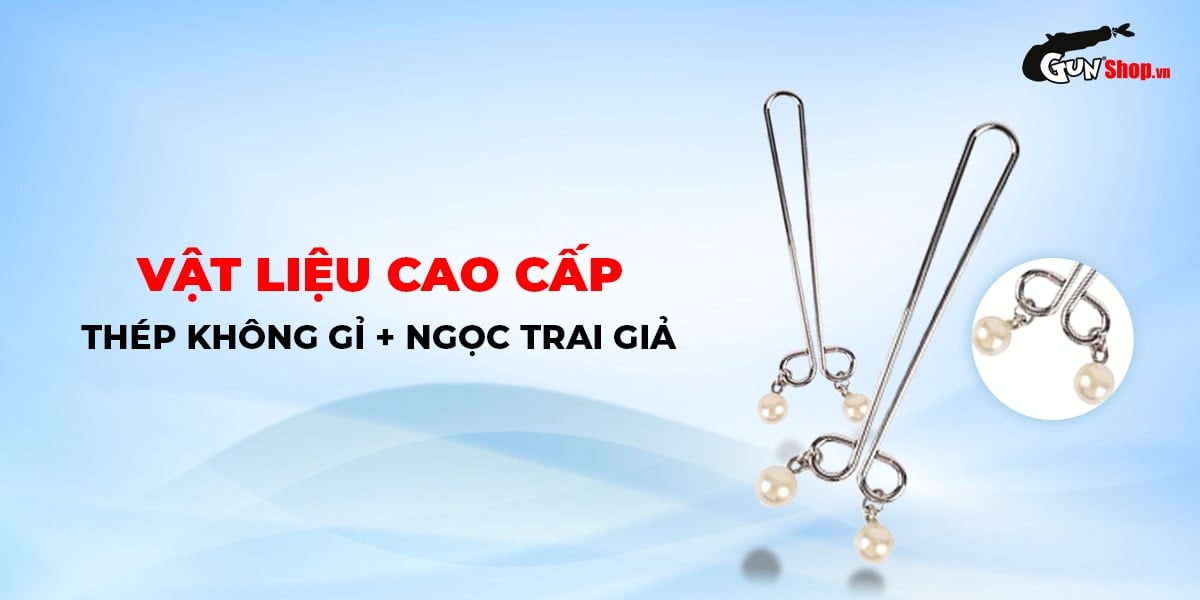 Đại lý Kẹp vú kích thích đầu ti Chisa Senuelo Fetish Fantasy Pearl Nipple Clamps  chính hãng
