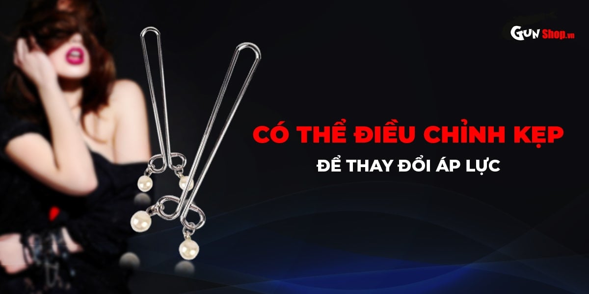 Đại lý Kẹp vú kích thích đầu ti Chisa Senuelo Fetish Fantasy Pearl Nipple Clamps  chính hãng