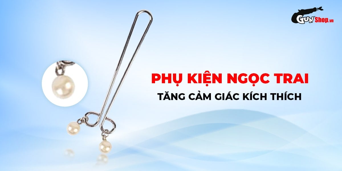 Đại lý Kẹp vú kích thích đầu ti Chisa Senuelo Fetish Fantasy Pearl Nipple Clamps  chính hãng