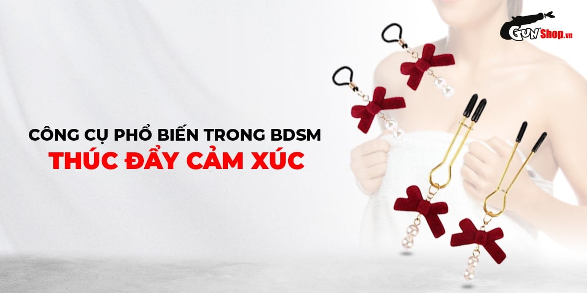 Bỏ sỉ Kẹp vú kích thích đầu ti Chisa Senuelo Pearl Nipple Clamps Kit  loại tốt