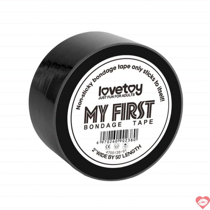 Băng dính bondage PVC Lovetoy 15m đen cố định