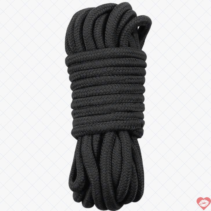 Dây Cotton Lovetoy Đen 10m 8mm Bondage Siêu Mềm