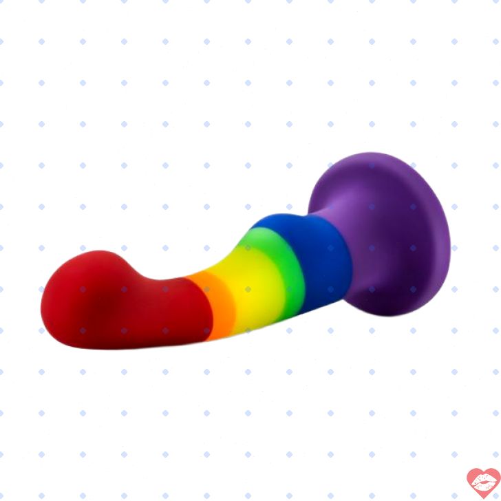 Blush Pride P1 Rainbow Dildo Hãm Tự Do Cầu Vồng 