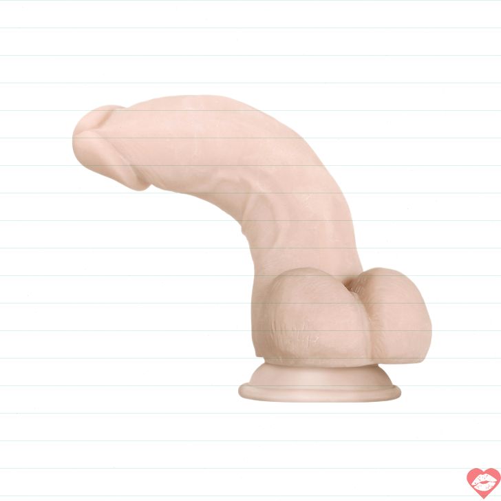 Evolved Supple Dildo Dày Mềm Uốn Hút Chân Thực Tế 