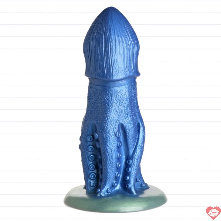 Dildo bạch tuộc Creature Cocks xanh nhũ siêu dị 