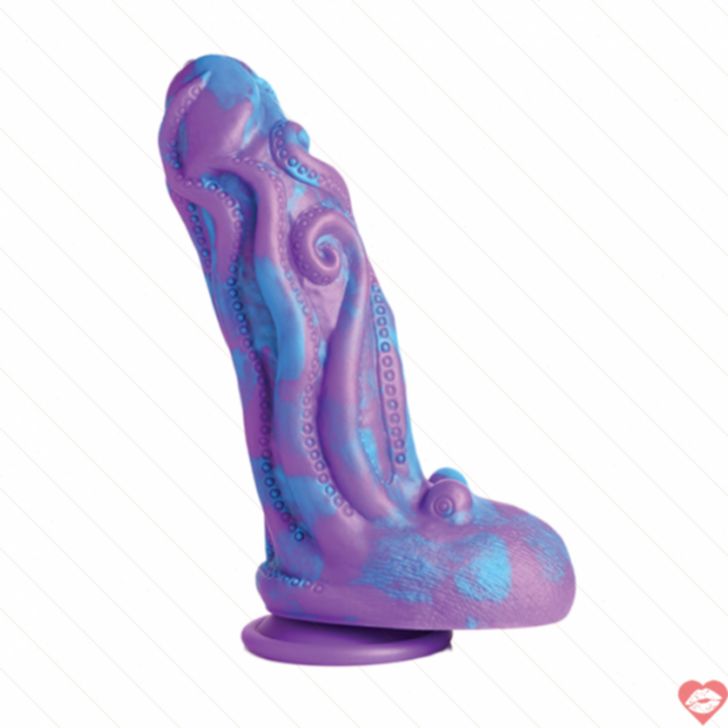 Octophallus Bạch Tuộc Dildo Tay Kỳ Lạ Sống Động 