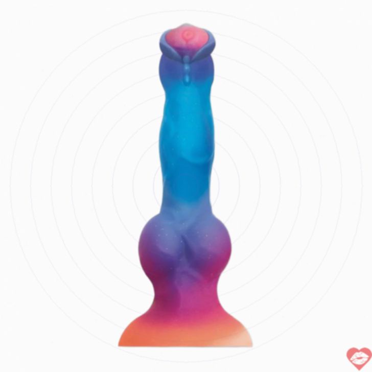 Dildo sói phát sáng Glo-Spot Alien huyền bí 