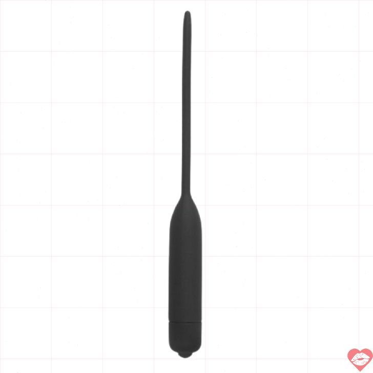 Lovetoy Ống Dẫn Niệu Rung Đen Silicone 21cm