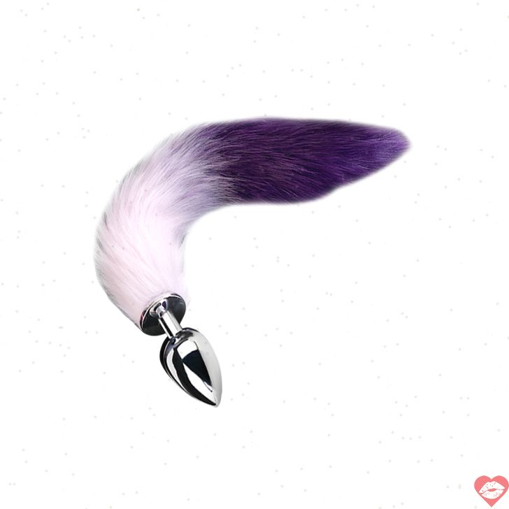 Faux Fox Tail Steel Plug Thép Lông Cáo Nóng