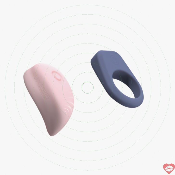 KIIROO Luxus Vòng Rung Đồng Bộ Cặp Đôi Bluetooth Thăng Hoa 