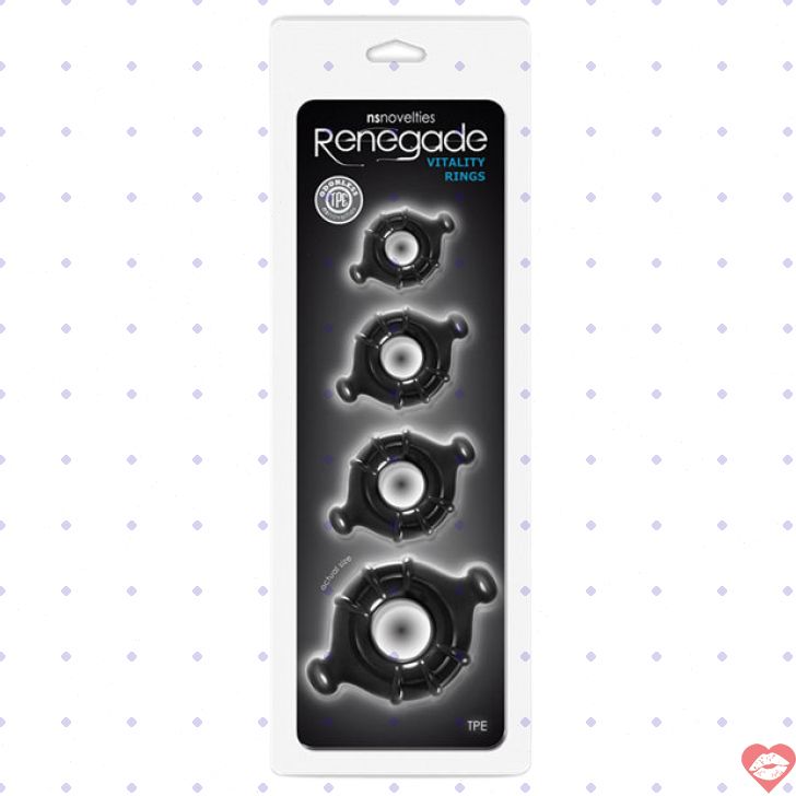 Renegade Cockring 4pcs Tăng Chín Đỉnh Lâu[dochoius]​ 