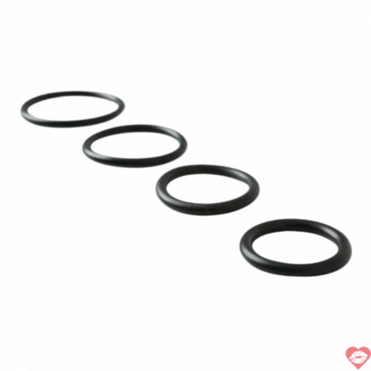 Sportsheets O Ring Cao Su 4pc 3.2-4cm Latex Free 