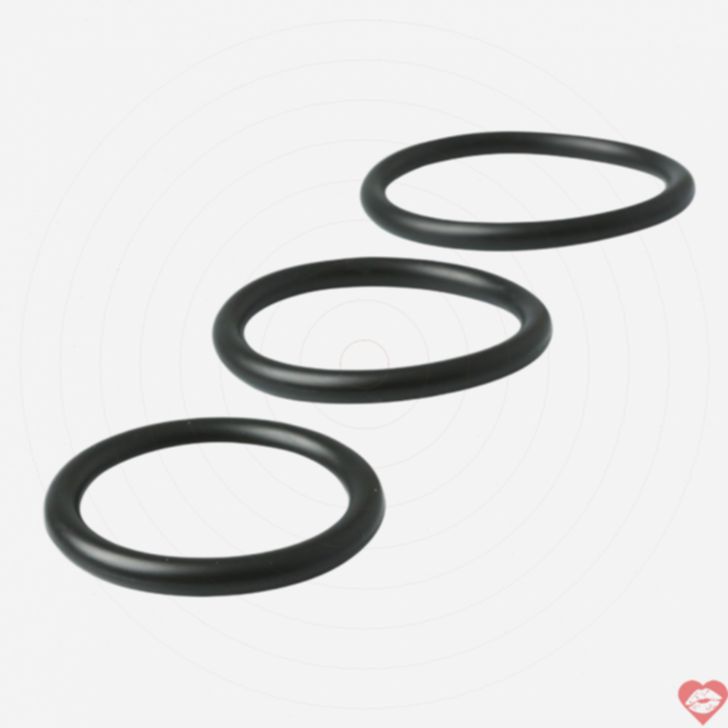Vòng Đeo Dương Vật Cao Su Nitrile 3 Miếng Bền Kiên Cố 
