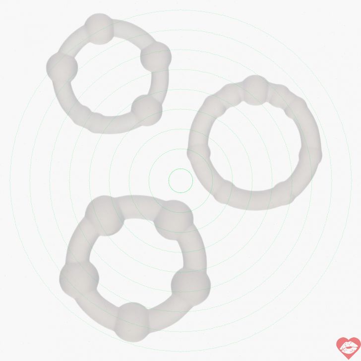 CEN Alpha Vòng Hạt 3pcs Bền Bỉ Tăng Khoái Lâu 