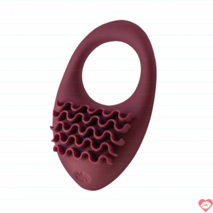 Lola Games Stellar Vòng Dương Vật Vibro Đỏ Siêu Mạnh Thỏa Mãn