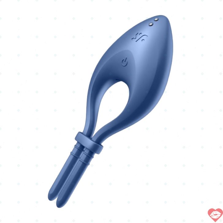 Satisfyer Nhẫn Kích Thích Xanh Dương Rung Mạnh