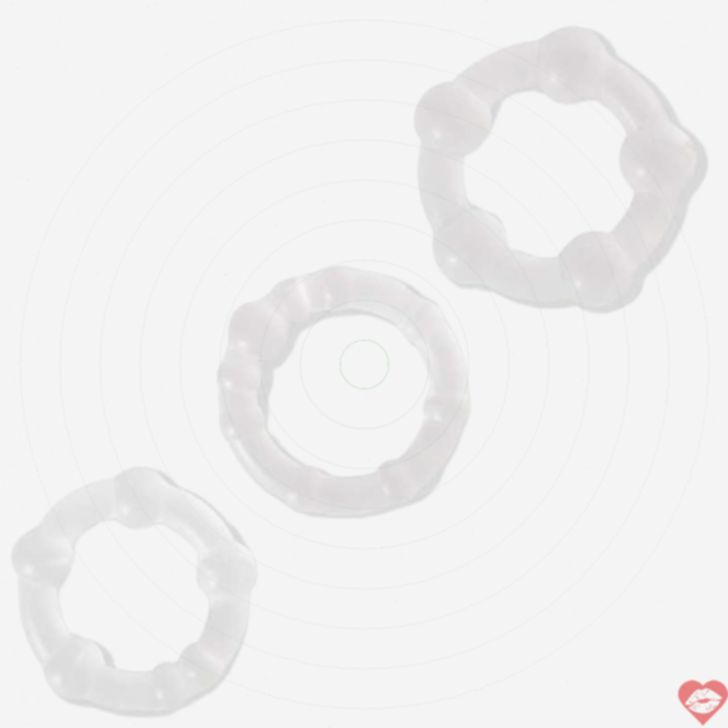 Lovetoy Power Plus Ring 3pc Chuỗi Siêu Cứng