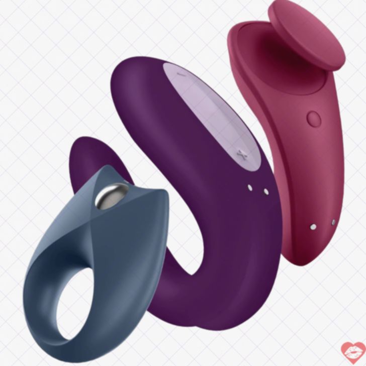 Satisfyer Partner Box 3 đôi rung app đa dạng