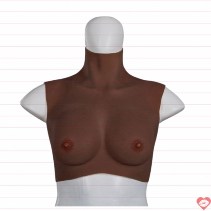 XX-Dreamstoys Breast Đen Silicon Mềm Nâng Ngực 