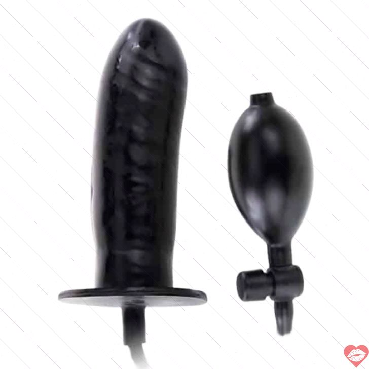 Baile Bigger Joy dildo bơm 16cm đen mở rộng