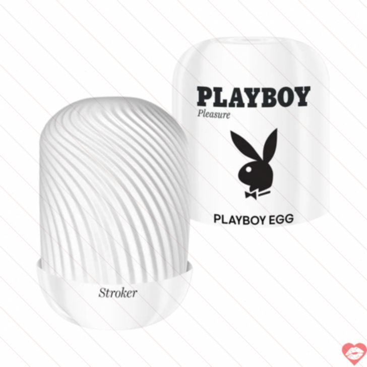 Egg Stroker Playboy TPE Iconic Chống Nước Thỏa 